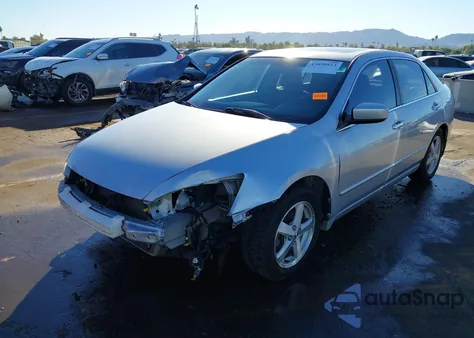 2005 Honda Accord 2.4 Ex из США, поврежденный, VIN 1HGCM55835A147655
